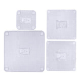 4Pcs Silicone Bowl Covers Food Fresh Keeping Wrap Reusable