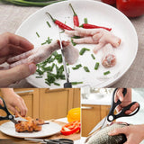 Stainless Steel Kitchen Scissors Multipurposes Shears Tool