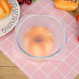 4Pcs Silicone Bowl Covers Food Fresh Keeping Wrap Reusable