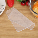4Pcs Silicone Bowl Covers Food Fresh Keeping Wrap Reusable